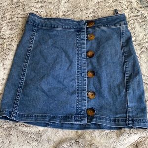 Free People Little Daisies Mini Skirt